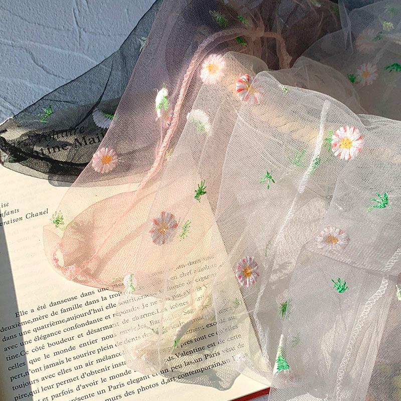 1 пара средних цилиндрических корейских носков Fairyism Mesh Daisy, ультратонкие носки с впитывающим пот ворсом