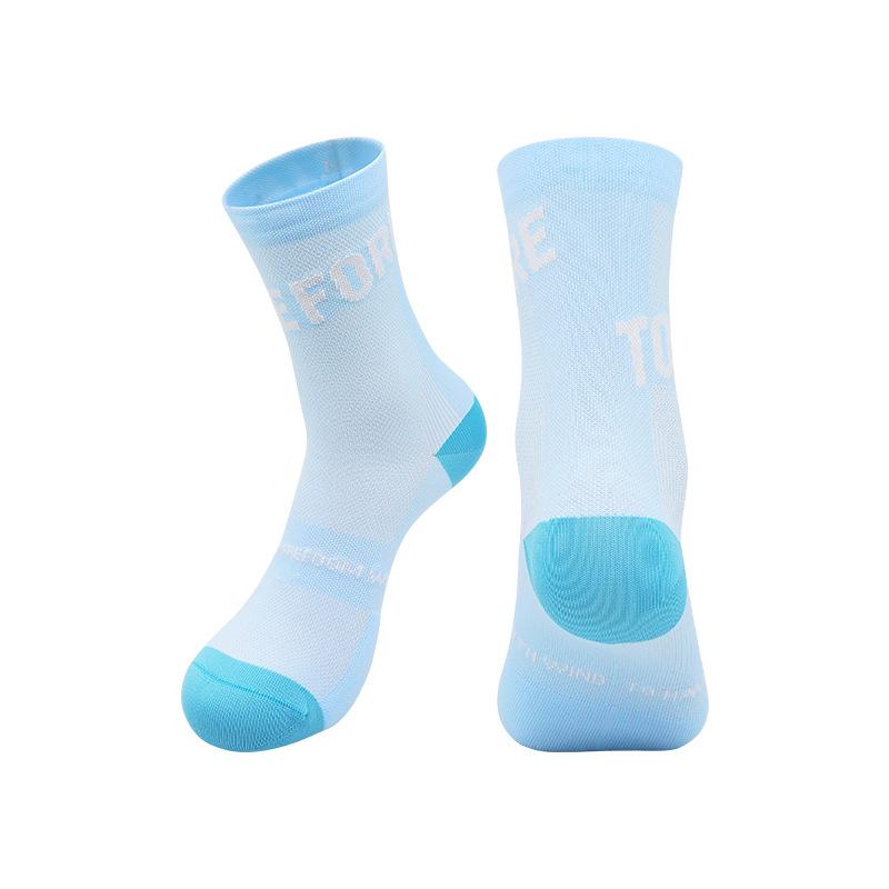 Премиальные унисекс носки до середины икры для бега, махровая подошва, идеально подходят для велоспорта и фитнеса