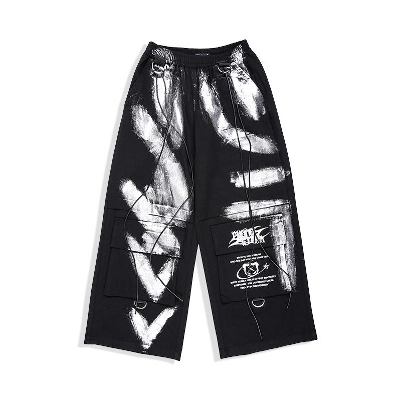 Модный джазовый хип-хоп костюм для девочек - Футболка с длинным рукавом и брюки для уличных танцев