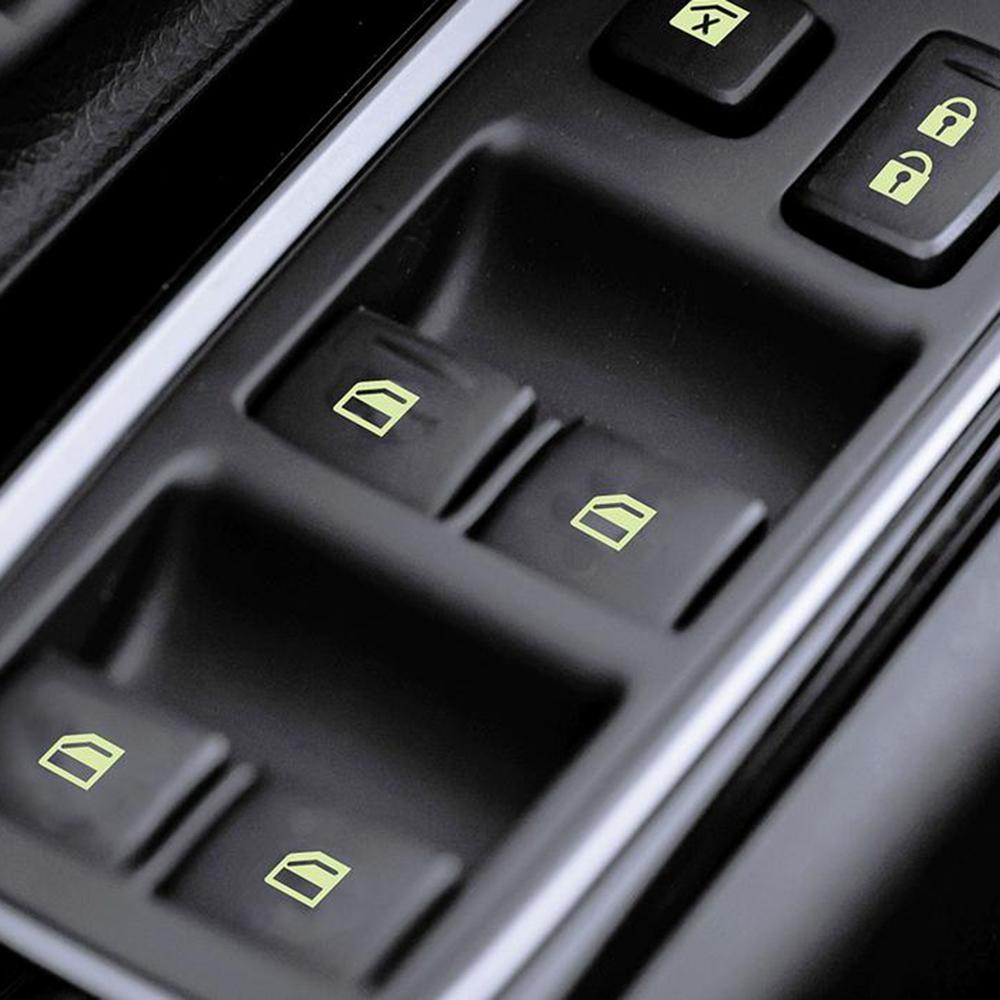 Button Sticker Universal Car Door-Interior Panel Window Luminous Waterproof
