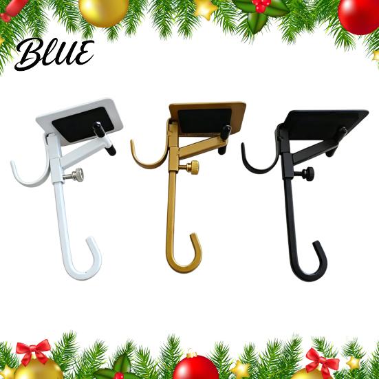 Sturdy Christmas Hanger Garland Stocking Hanger, Adjustable No Drilling Hook, Over The Door Heavy Duty Metal Wreath Holder for Fireplace Decor