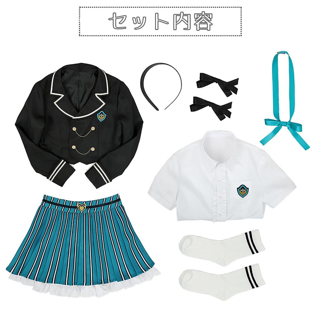 [Milky Time] Kagura Mea Cosplay Halloween VTuber Costume Uniform