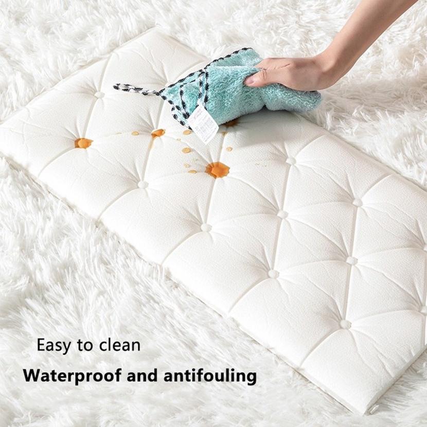 3D DIY Наклейки на стену Обои Самоклеящиеся Утолщенные Татами Противоударный Настенный Мат Накладка Детская Спальня Гостиная Водонепроницаемые