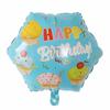 50pcs 18inch Round Foil Balloon Happy Birthday Inflatable Foil Helium Balloons Birthday Party Decoration Kids Toys Air Globos