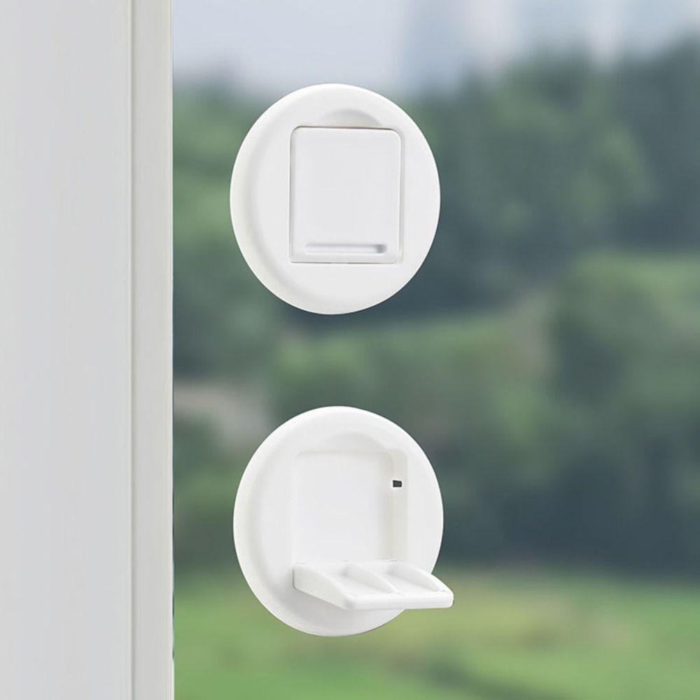 6pcs Wear Resistant Window Safety Locks Self-Adhesive Sliding Door Stopper Children