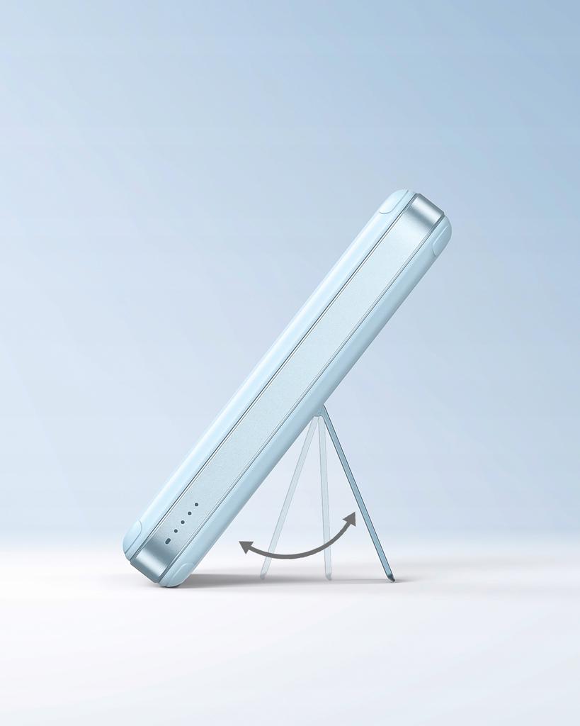 Innostyle Powerswitch Пауэрбанк с быстрой индукционной зарядкой для Magsafe 10000 мАч Подставка Синий