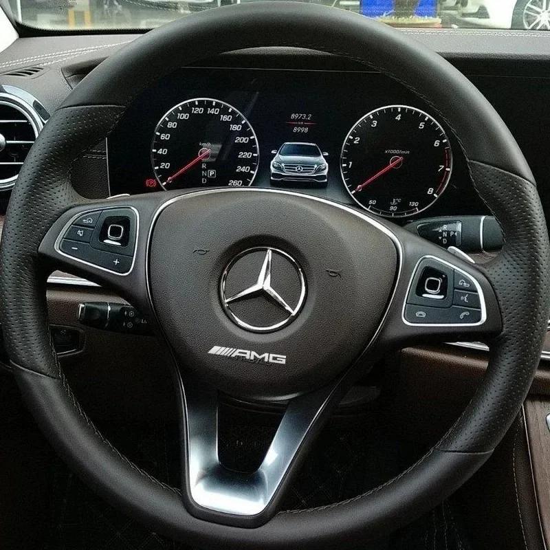 Автонаклейка Наклейки с логотипом автомобиля Металлическая эмблема Аксессуары Для Mercedes Benz AMG W206 W204 W205 W212 W213 W221 W222 W223 W251 W464 W