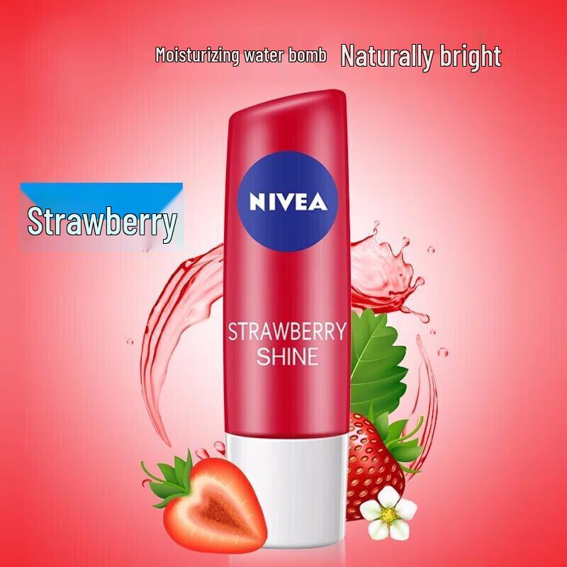 Nivea Star Fruit Love Crystal Strawberry Бальзам для губ 4.8 г