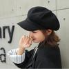 Vintage Style Wool Beret Hat For Women With Sun Protection For Autumn Winter Fashion