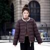 Winter new cotton-padded clothes fashionable versatile crew neck cotton-padded jacket soft, light and warm fashionable loose cotton-padded jacket