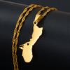 Anniyo 3cm/2.6cm Guam Map Pendant Necklaces for Women Girls Gold Color Silver Color Chains Jewelry Heart Guam Maps #136421