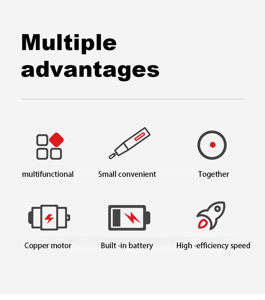 Mini Cordless Rotary Tool 5 Speed Adjustable Handheld Drill for Engraving, Sanding, Polishing, Carving, Cutting, DIY Crafts