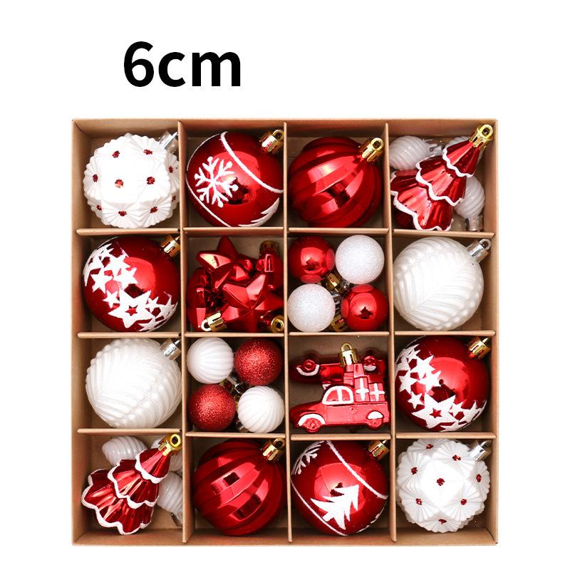 42 шт. 6 см Рождественский шар Шампань Рождественская елка Подвесные подвески Украшения Рождественское украшение для дома 2026 Подарки для новогодней вечеринки
