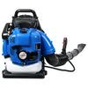 Leaf Blower, 75.6CC Gas Powered Backpack Leaf Blower, 4-Stroke Snow Blower for Lawn Care Yard Dust Debris (Blue)