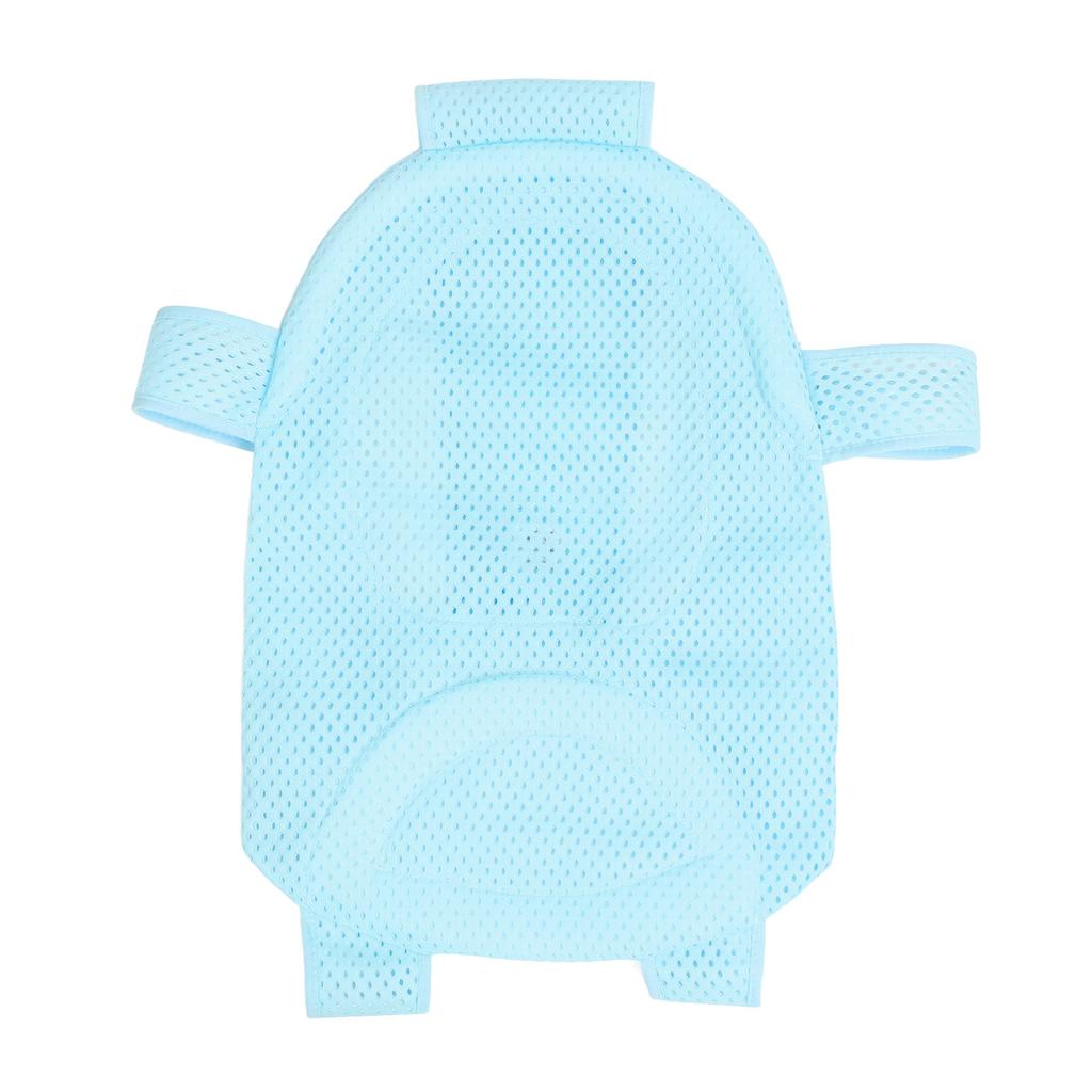 Детское сиденье для ванны, нескользящее, универсальное, съемное, сетчатое, для ванны, сетка для душа, светло-голубая