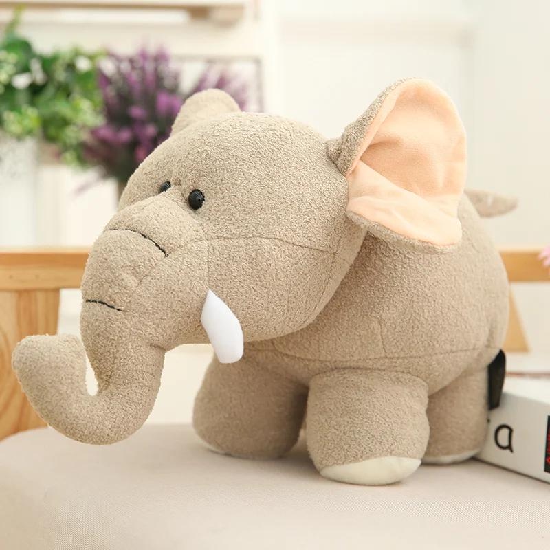 20/25/35CM Cute Chubby Hippo Elephant Plush Toy Soft Plush Toy Stuffed Animal Doll Room Decor Kids Birthday Gift