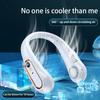 Hanging Neck Fan Portable Bladeless Neckband Fan Digital Display Power Air Cooler USB Rechargeable Electric Fans Summer