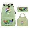 Новый мерч игры Dandy's world, персонализированная печать, школьный рюкзак из трех предметов для начальной и средней школы