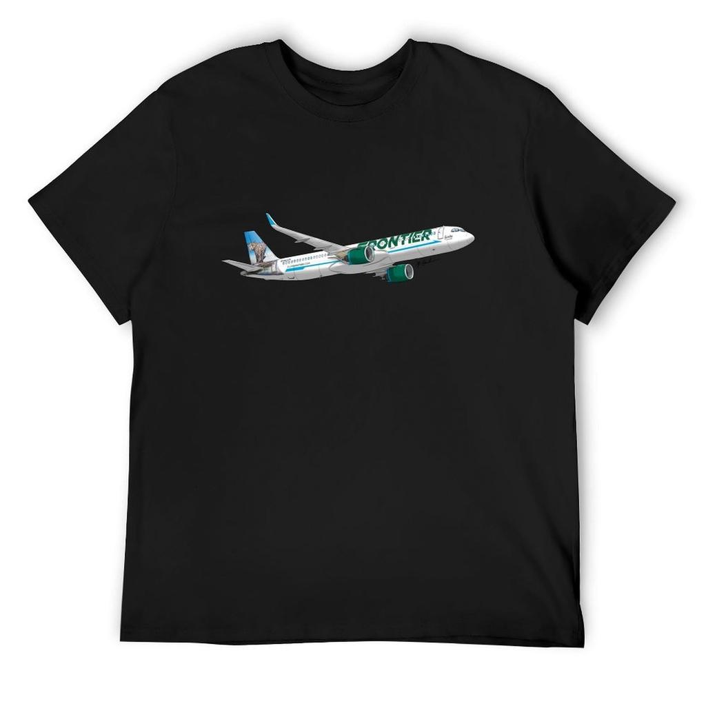 Футболка Airbus A321 Neo Frontier Airlines новая коллекция для мальчика приталенные футболки для унисекс