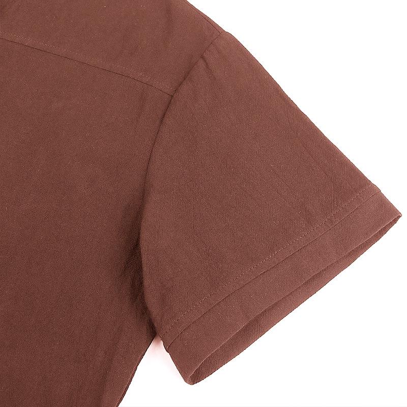 Мужская готическая рубашка с коротким рукавом и бинтами в стиле воина средневековья