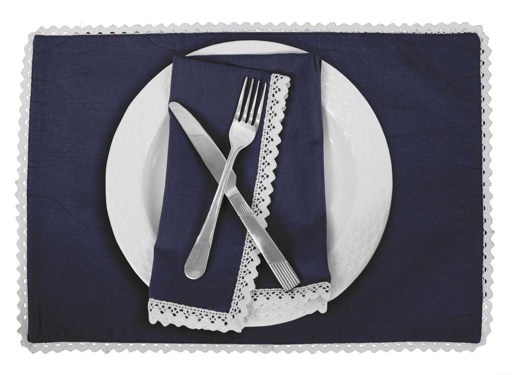 Vargottam Черный домашний декор хлопок гибкая двусторонняя ткань белые кружевные салфетки столовые коврики-набор из