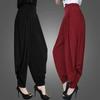 2025 Women's High Waist Casual Harem Pants - Spring/Summer Plus Size Slimming, Loose Fit, Lantern-Style Trousers