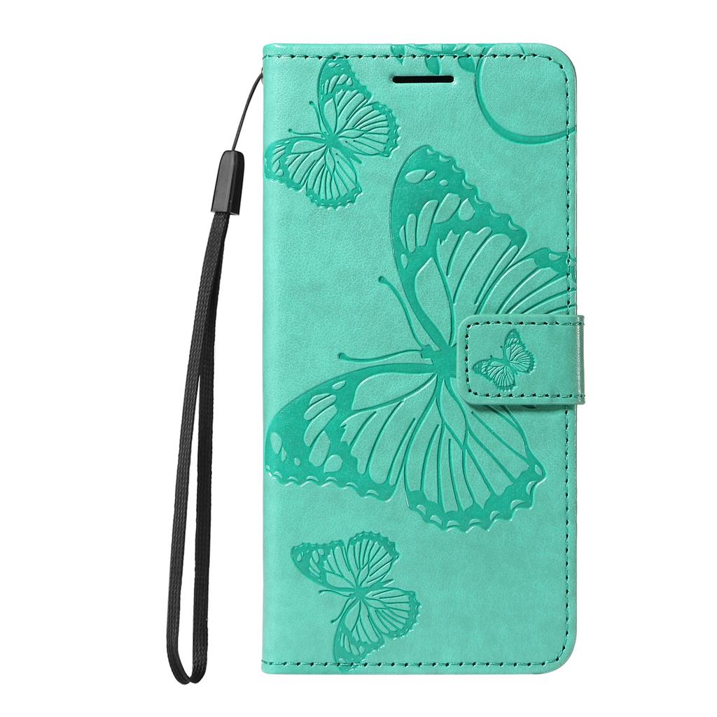 For Oppo A5 Energy 5G (China)/Oppo A5 Pro 4G (Global) Wallet Case Floral Butterfly Imprinted Leather Phone Cover Stand