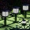 12Pack Solar Path Lights Outdoor Solar Walkway Lights Waterproof Garden Light Decorative for Yard Landscape Driveway Warm White