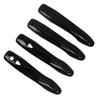 4X Glossy Black Door Handle Covers Trim With Smart Hole For Nissan Altima 13-18