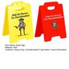 1/2/3Pcs Caution Overstimulated Desk Sign Cowboy Frog Hold On Partner I'm Overstimulated Mini Table Sign Home Office Decoration Coworkers Gag Gift