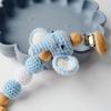 Storage Bag Teething Toys Beech Wood Soother Chain Dummy Holder Pacifier Holder Baby Pacifier Clips