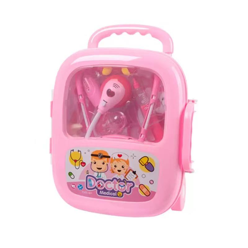 Детский игровой набор доктора: Медицинские игрушки со стетоскопом и шприцем для детей 3-6 лет, для мальчиков и девочек