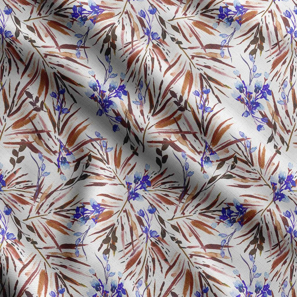 Soimoi Watercolor Floral Print,  Cotton Cambric, Quilting Fabric Sold by The Yard 42 Inch Wide, Medium Weight Cotton Fabric,