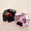 1PC Double Door Rose Gift Box Romantic Gift Packaging Box Valentine's Day Soap Flower Jewelry Packaging Box Empty Box