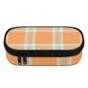 Pencil Pouch Large Capacity Zipper Closure 300D Polyester with Mesh Pocket Removable Divider and Pen Slots for Daily School Use
