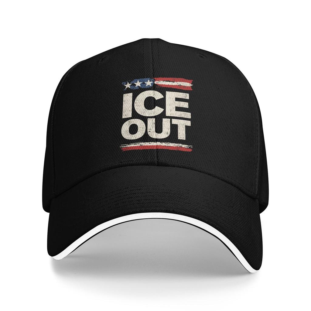 Флаг Ice Out Кепка для бейсбола США y2k Милые Женские Мужские Хип-Хоп Кепки Козырек от солнца На заказ Сделай сам Для улицы Зала Бейсбольные кепки Подарок