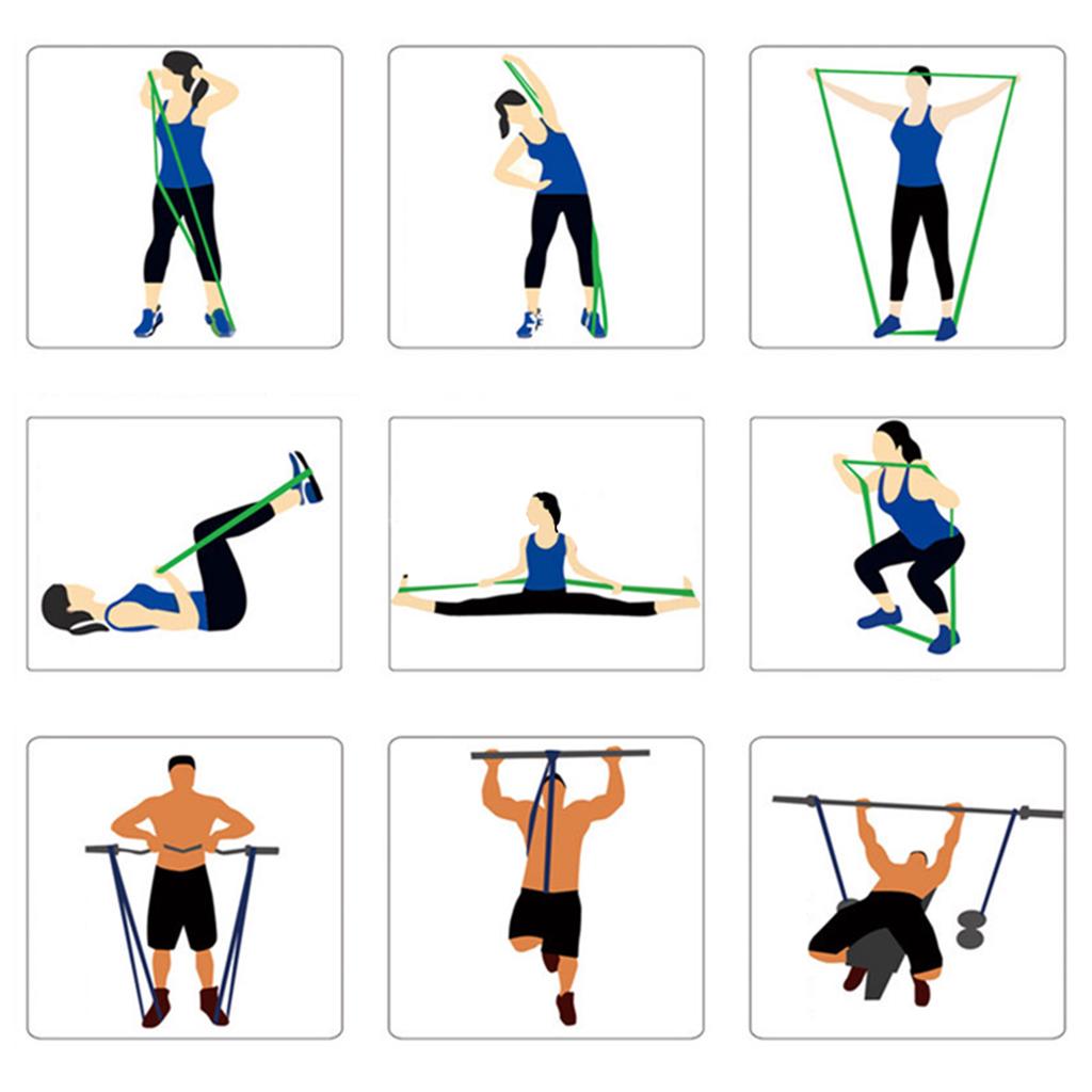 Эспандер-петля из натурального латекса для подтягиваний, вспомогательная лента для домашнего спортзала, фитнеса, йоги, силовых тренировок