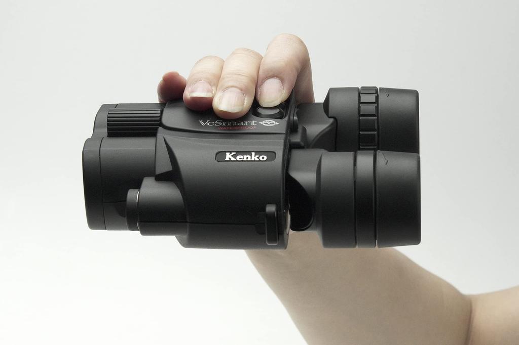 KENKO Binoculars VC Smart 10x Magnification Objective Lens Aperture 30mm Image Stabilization Function Waterproof Design Uses AA Batteries Usable Time