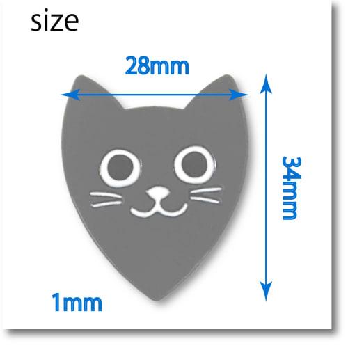 Cat-shaped Guitar Pick (BLCK)