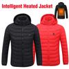 Thermal Winter Electric Usb Padded Coat Battery Heated Hoodie Jacket Warmer Body