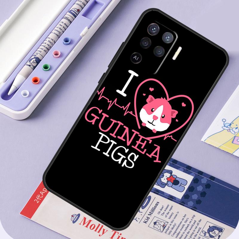 Funny Guinea Pig For Oppo A40 A60 A80 A94 A74 A54 A15 A18 A38 A58 A78 A98 A16 A76 A96 A57 A17 A77 A5 Pro Case
