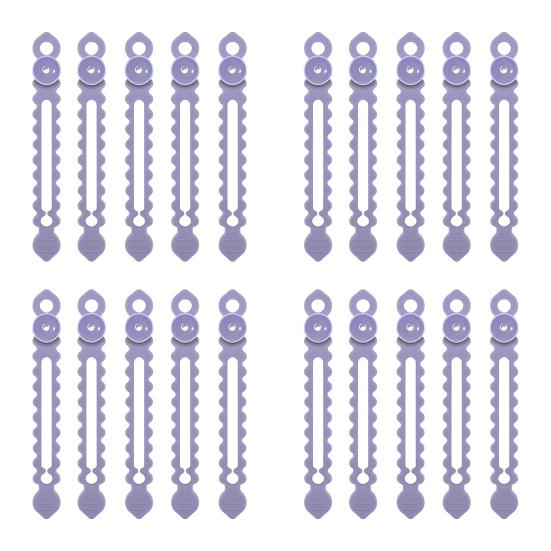 20 шт. Силиконовые кабельные стяжки для намотки бобин, многоразовый органайзер для кабелей с кнопкой