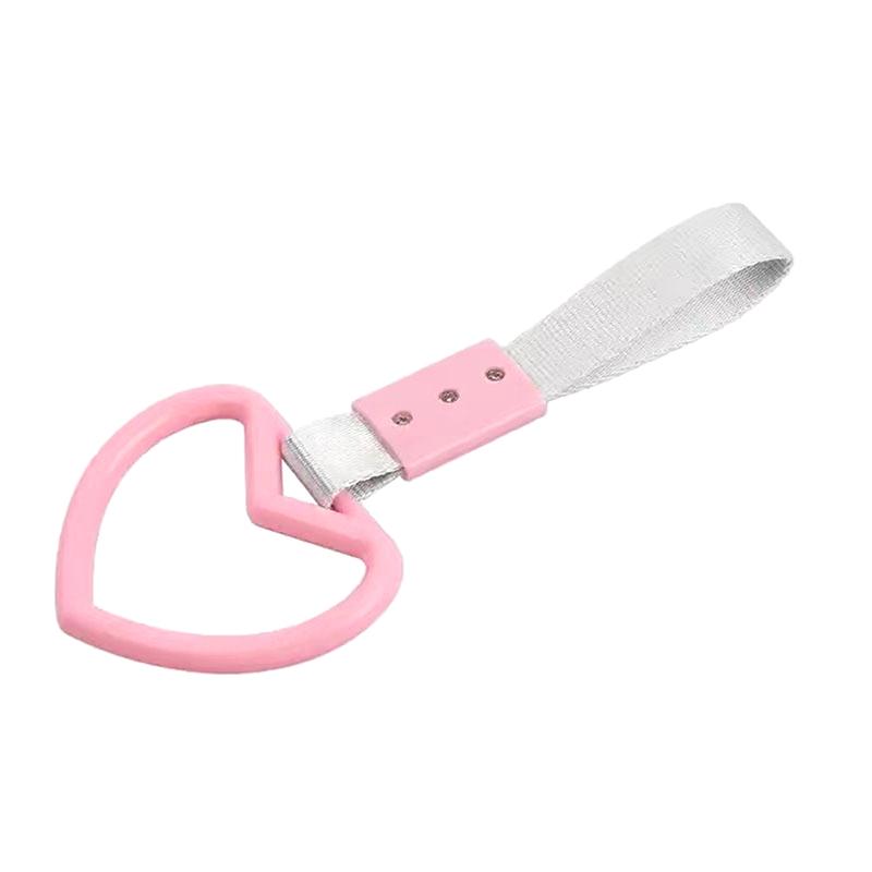 Train Bus Handle Hand Strap Heart Styling Drift Charm Strap Drift Auto Accessories Car Strap Car Decoration Warning Ring