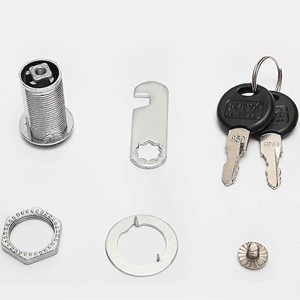 5pcs Security Lock 30mm Cabinet Drawer Lock With Mailbox Lock Combination Cylinder Lock Cabinet Door Lock - DD less