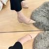 Nude single shoes women's thick heel + inner increase of 6 cm, sexy pure desire to expose toe seams, gentle temperament, commuting women's high hee