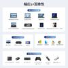 Ugreen Revodok 6-портовый HDMI-хаб с USB-C 100 Вт PD Power Gigabit, совместимый с iPhone и другими хостами, а также с другими HDMI-устройствами, USB-C-хаб, 1,