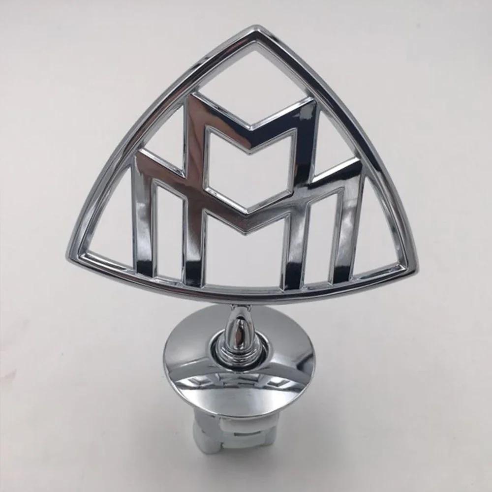 Maybach Logo Front Standing Metal Mark Emblem Auto Hood Rear Badge for Mercedes-Benz Maybach C E S Class S400 S500 S600 fdui7