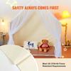 Kids Play Tent Kids Tent for 1-5 Years Old Yurt Toddler Tent with Mat Lamp