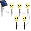 Solar LED Halloween Pumpkin Lantern for Outdoor Garden - Waterproof Decoration
