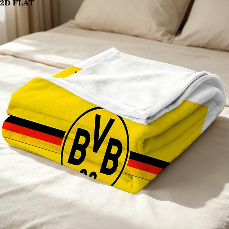 1PC Bvb Patterned Flannel Blanket Suitable For All Seasons For Home Decor Warmth And Comfort Gifts Holiday Present